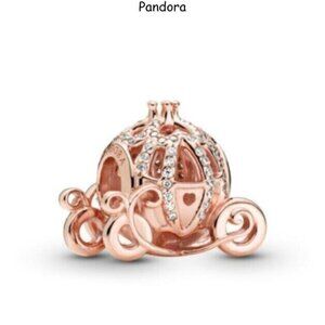 Pandora Rose Gold Carriage Bracelet Charm